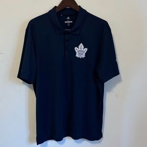 Adidas Dark Blue Toronto Maple Leafs Golf Shirt